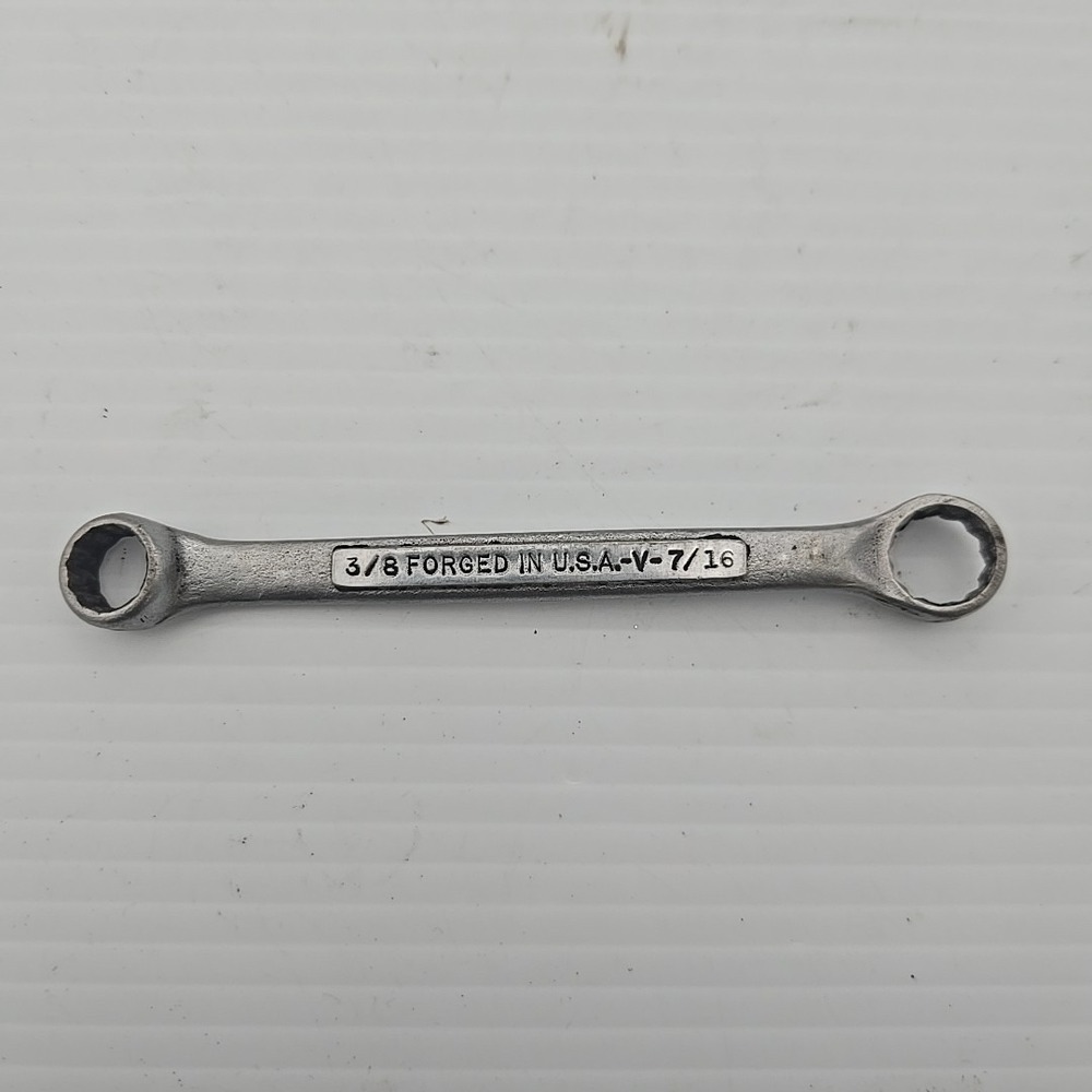 Craftsman Tools 3/8'' x 7/16'' Double Box End Wrench V Series USA